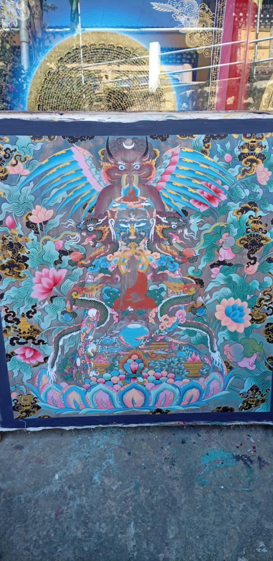 The Cosmic Harmony: Garuda and Elements